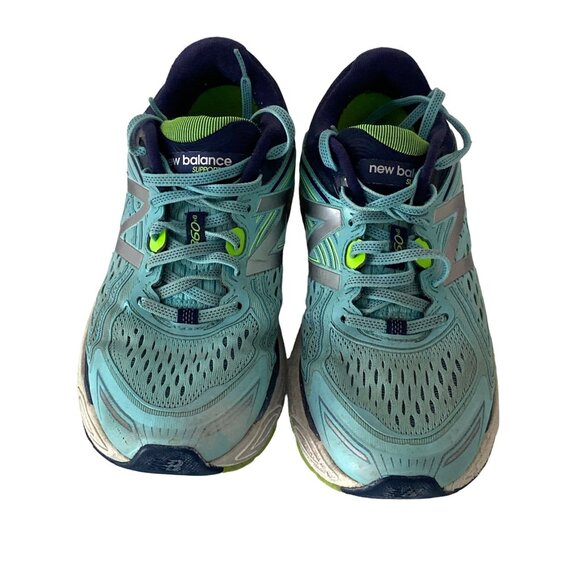 New Balance Support 860 V8 Blue Green Teal ASYM Counter Running Breathable Lace - Picture 1 of 16
